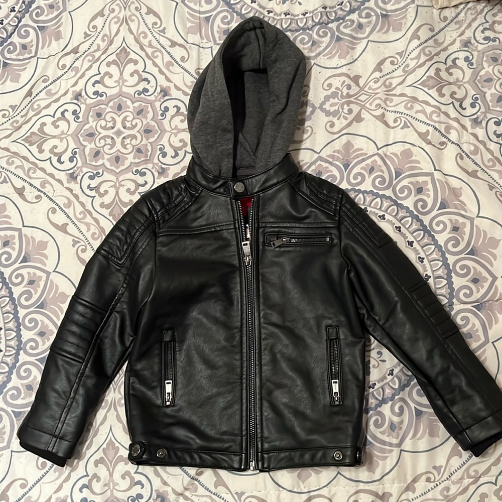 Guess Boys Faux Leather Jacket